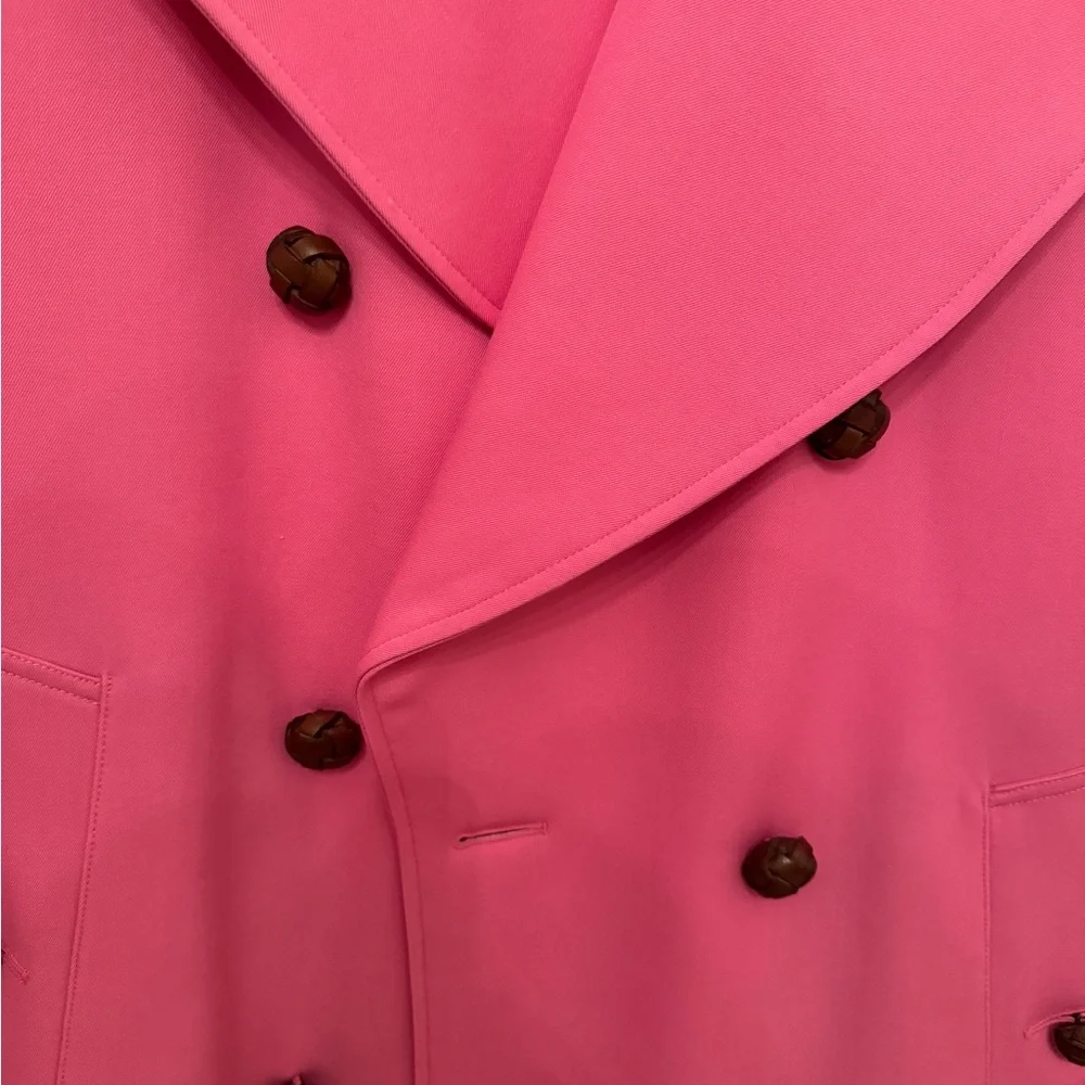 Burberry Pink Trench Coat - Picture 2 of 6